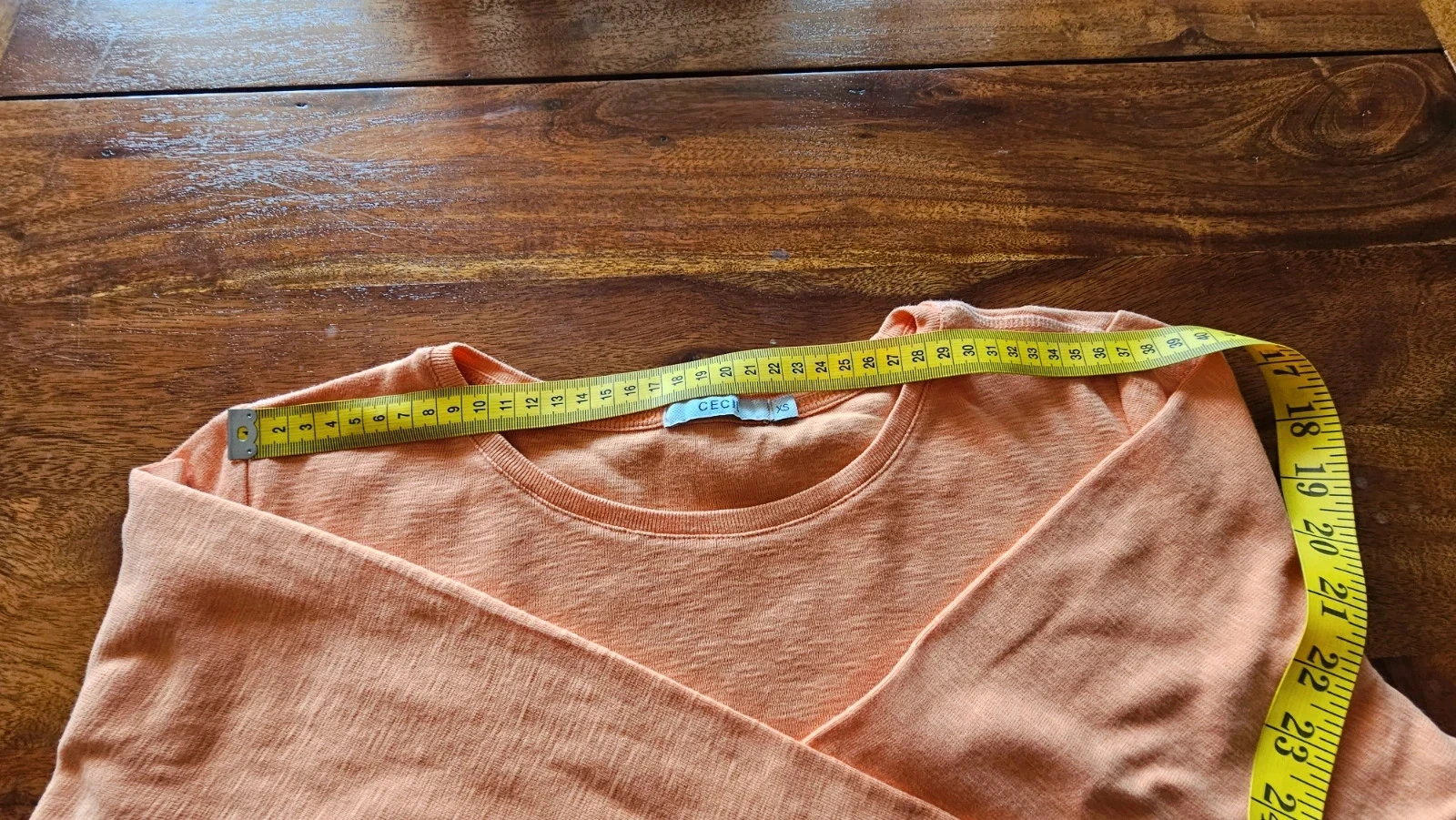 T-shirt manches 3/4 Cécil Orange Taille XS 34 – Très bon état – photo 6